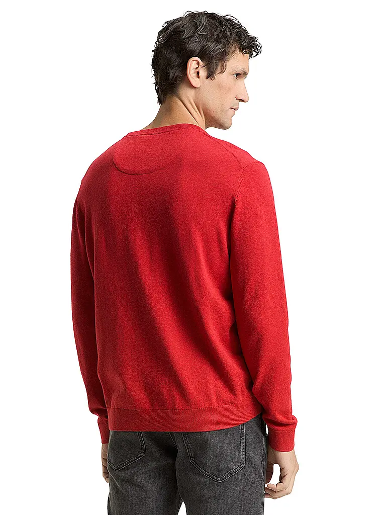 TOM TAILOR | Pullover  | rot