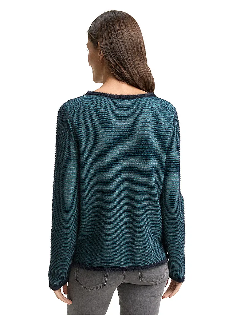 TOM TAILOR | Pullover  | Pétrole