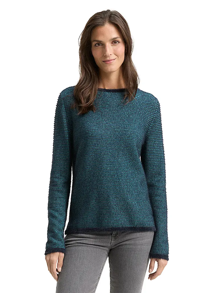 TOM TAILOR | Pullover  | Pétrole