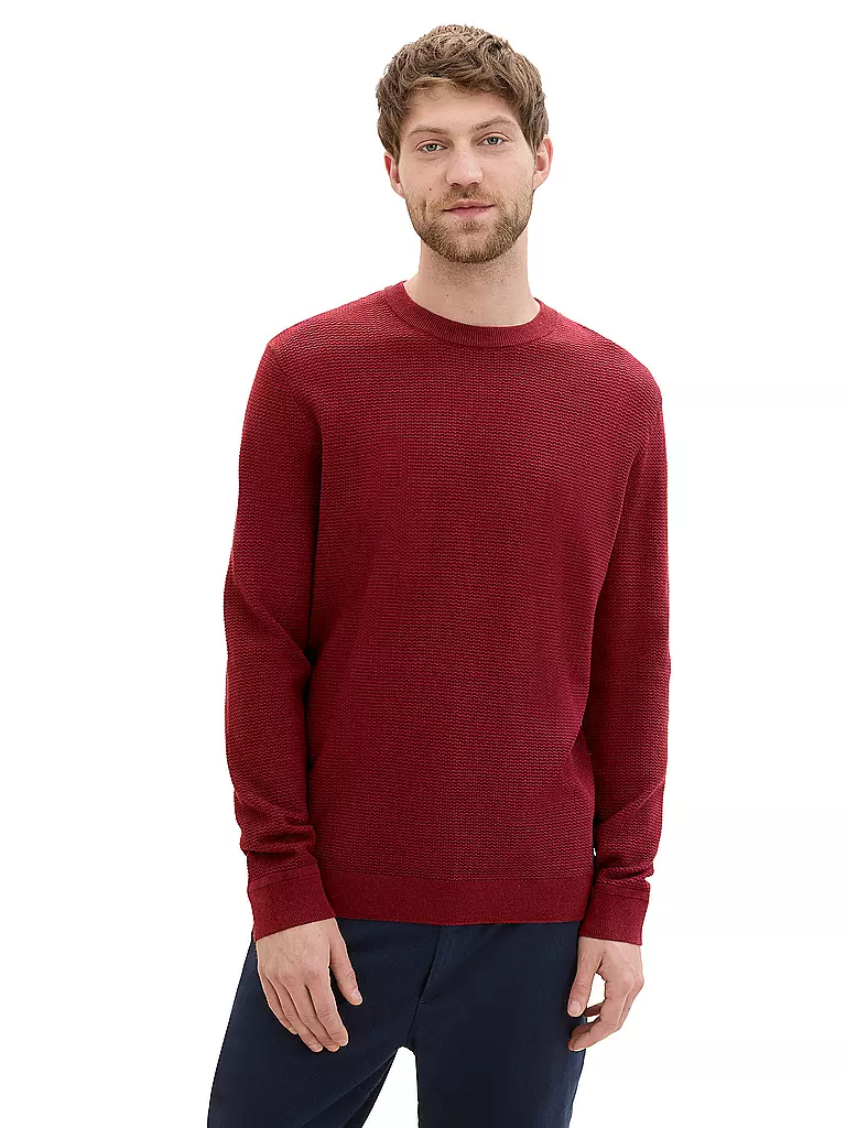 TOM TAILOR | Pullover  | Rouge
