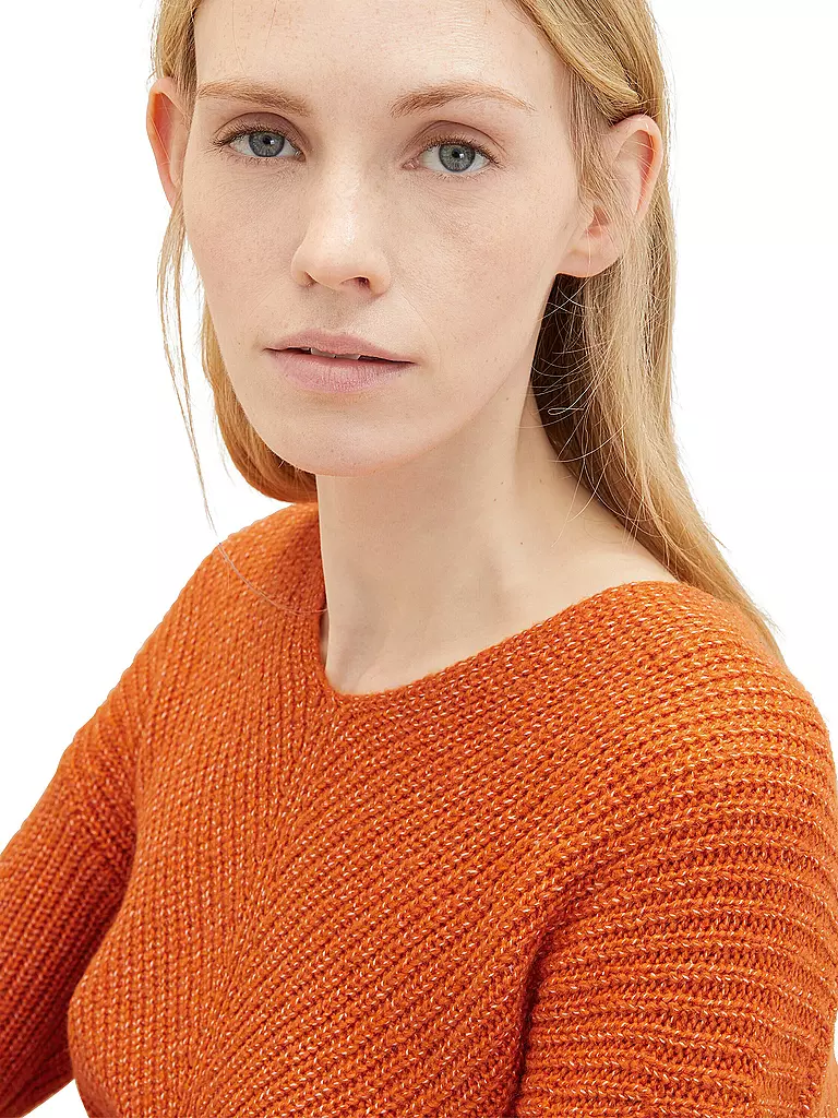 TOM TAILOR | Pullover  | Orange