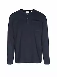TOM TAILOR | Pullover HENLEY | Bleu foncé