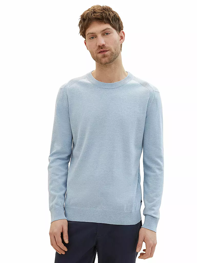 TOM TAILOR | Pullover Regular Fit | Bleu clair