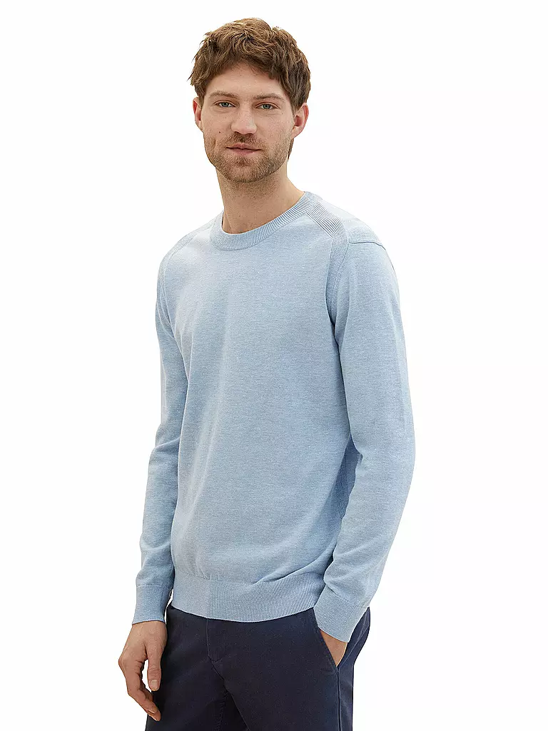 TOM TAILOR | Pullover Regular Fit | Bleu clair