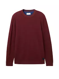 TOM TAILOR | Pullover | Rouge foncé