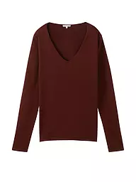 TOM TAILOR | Pull-over | Marron