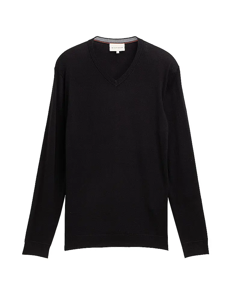 TOM TAILOR | Pullover | schwarz