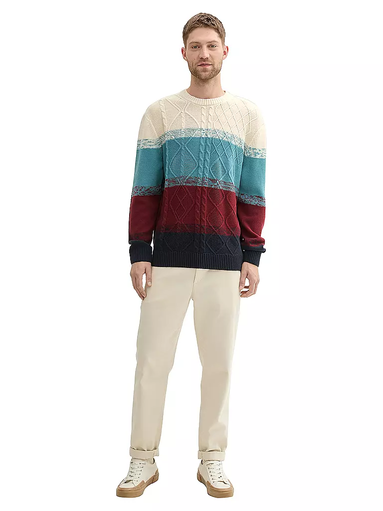 TOM TAILOR | Pullover | Pétrole