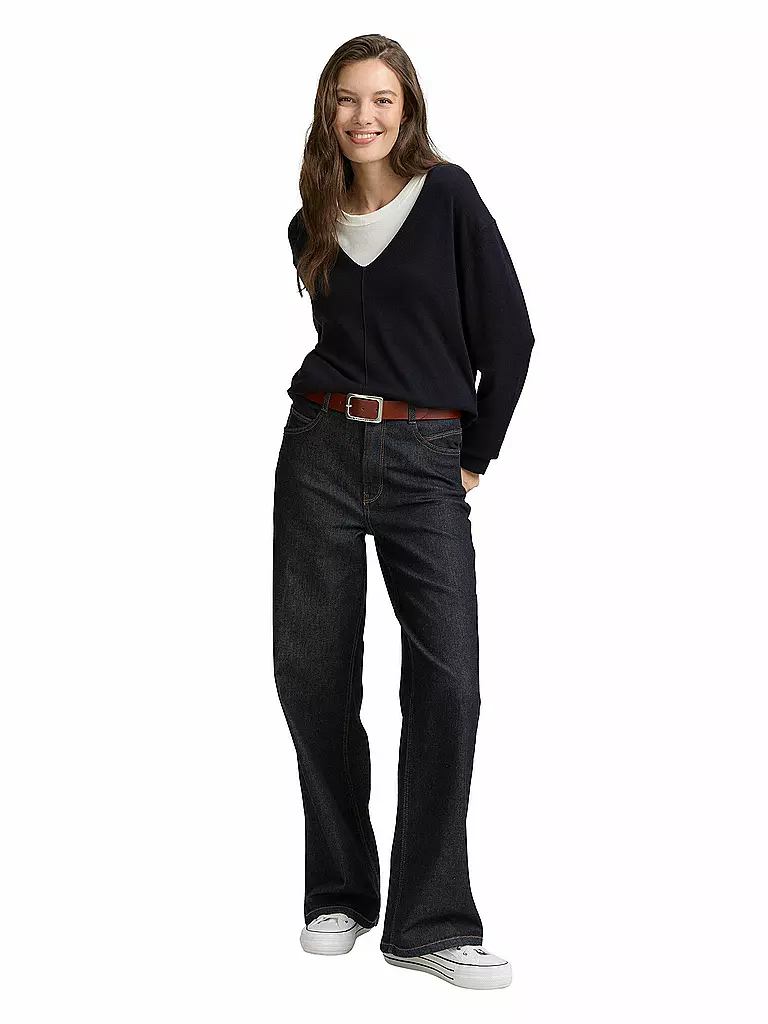 TOM TAILOR | Pullover | dunkelblau