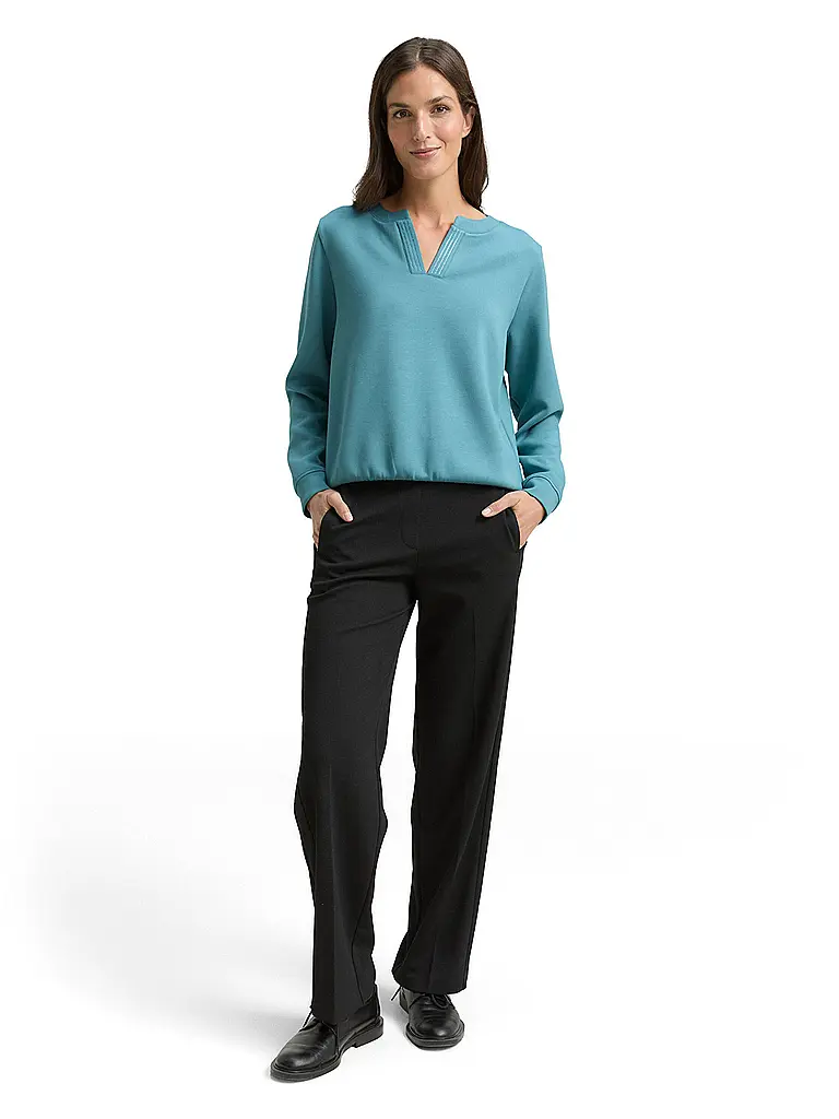 TOM TAILOR | Pullover | Pétrole