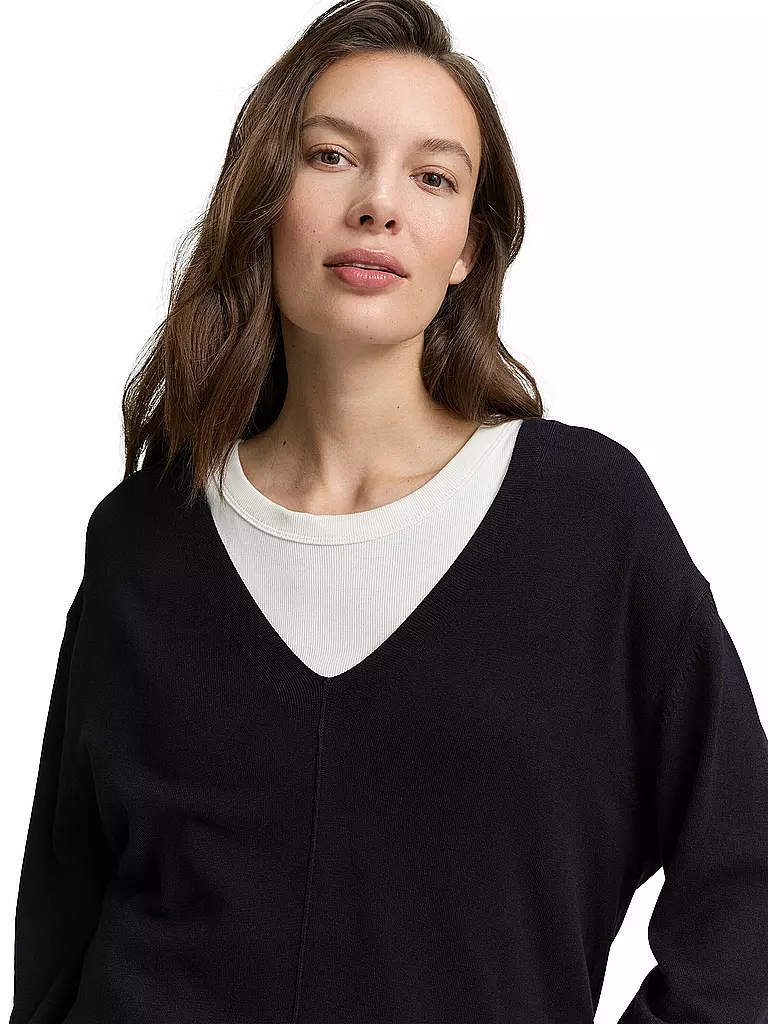 TOM TAILOR | Pullover | dunkelblau