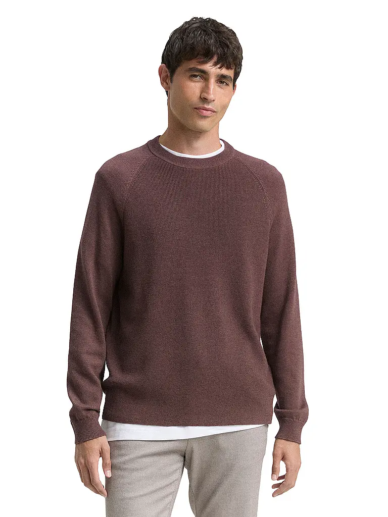 TOM TAILOR | Pullover | Marron