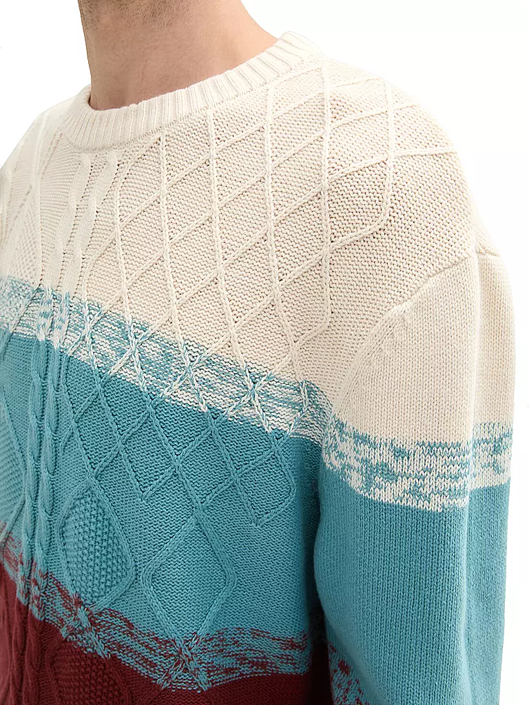 TOM TAILOR | Pullover | Pétrole