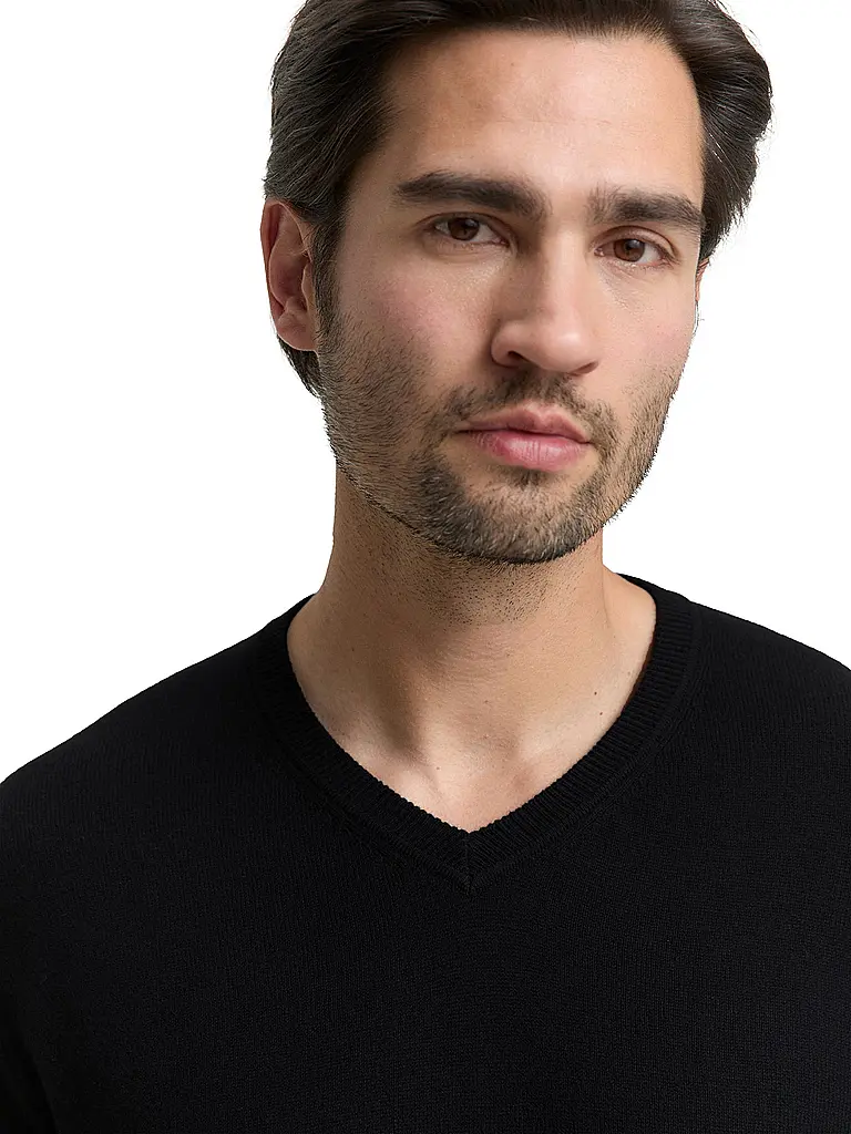 TOM TAILOR | Pullover | schwarz