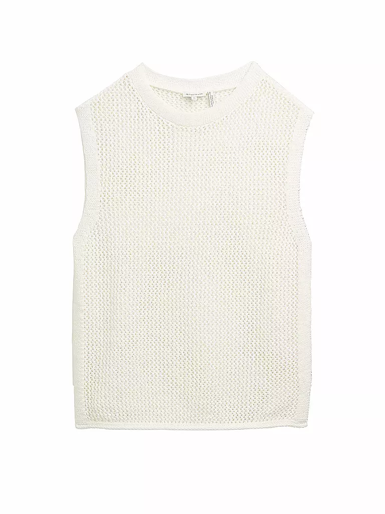 TOM TAILOR | Pullunder | weiss