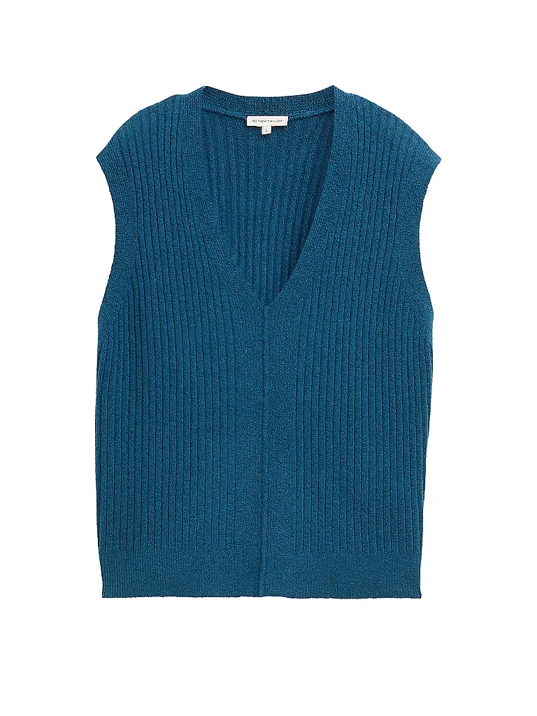 TOM TAILOR | Pullunder | petrol