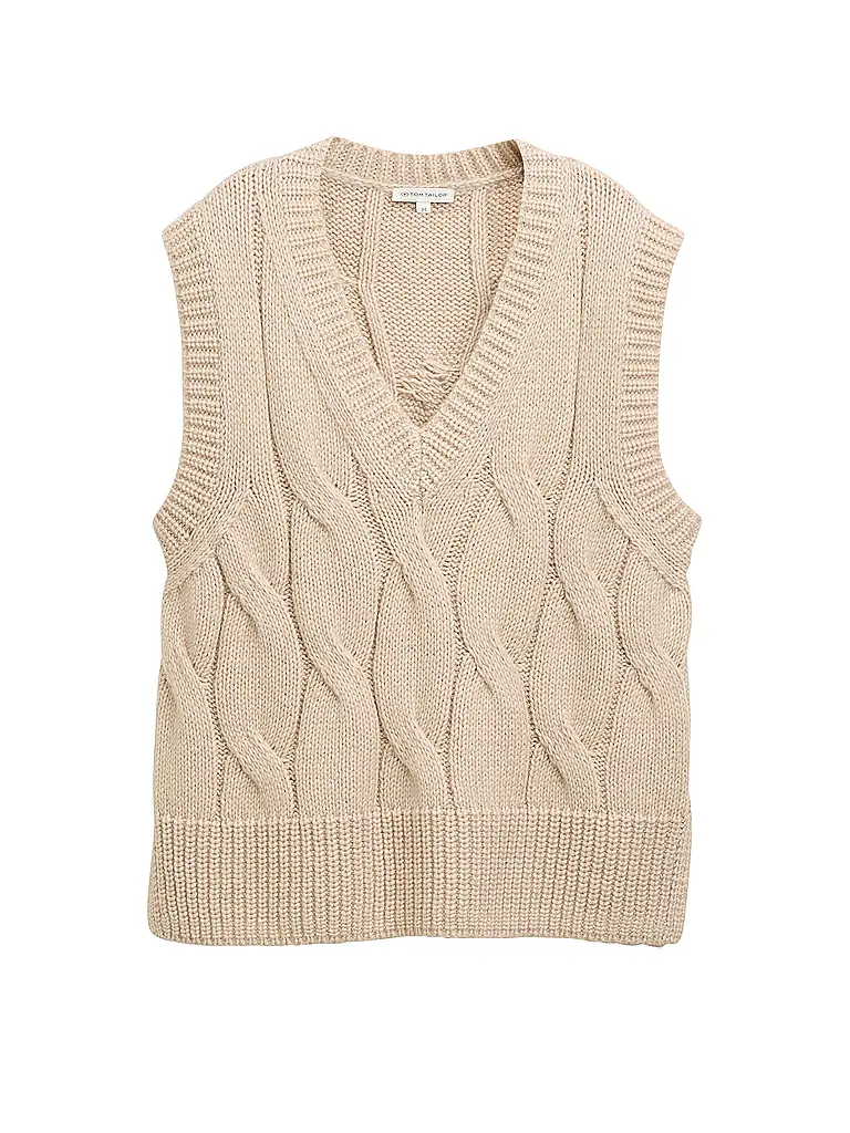 TOM TAILOR | Pullunder | Beige