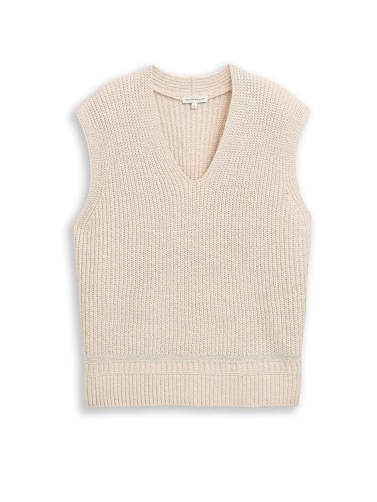 TOM TAILOR | Pullunder | Beige