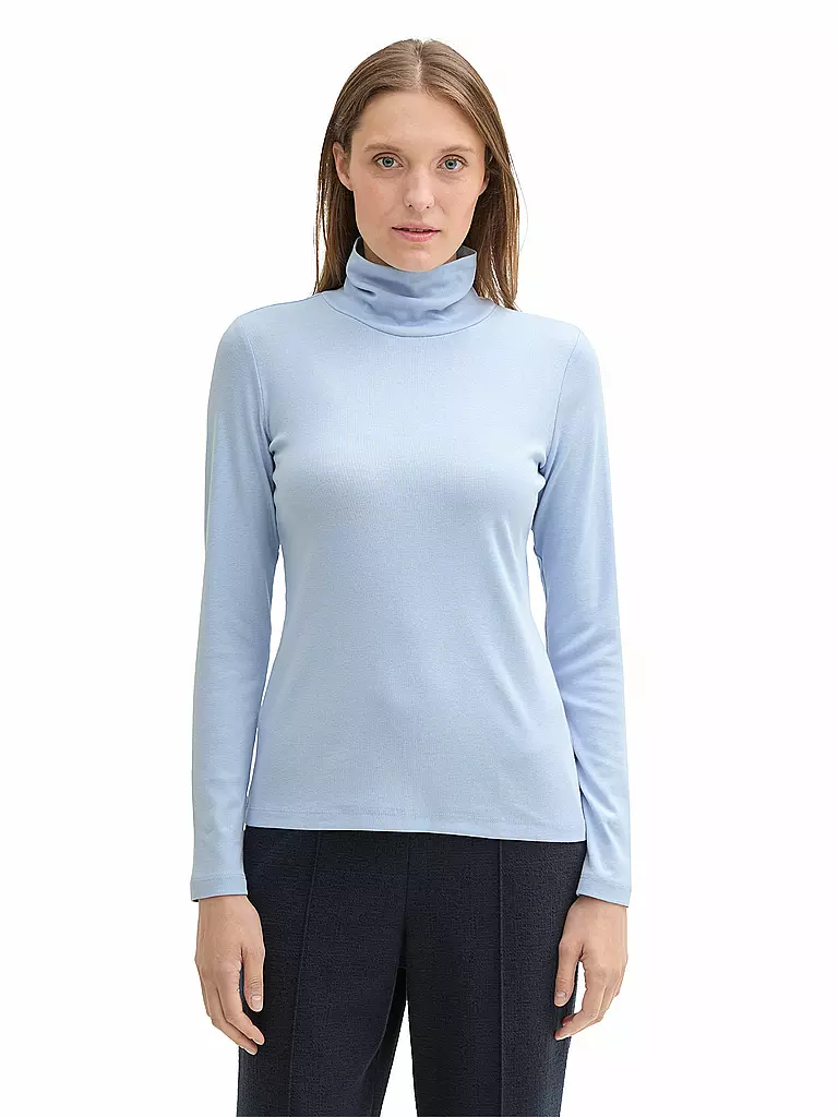 TOM TAILOR | Rollkragenpullover | Bleu clair