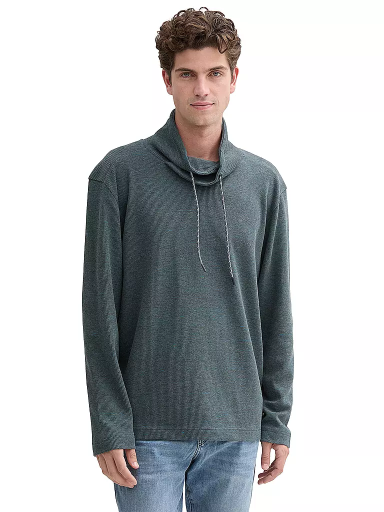 TOM TAILOR | Rollkragenshirt  | Bleu