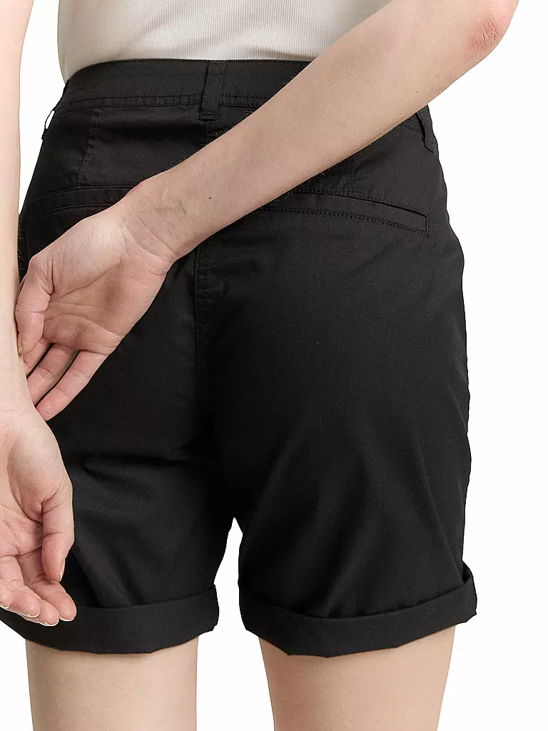TOM TAILOR | Short Chino | schwarz