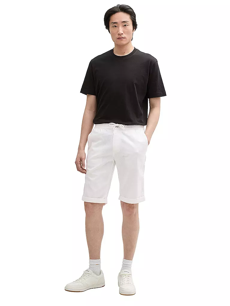 TOM TAILOR | Shorts  | Blanc