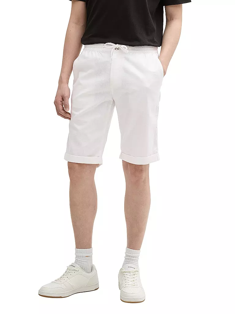 TOM TAILOR | Shorts  | Blanc