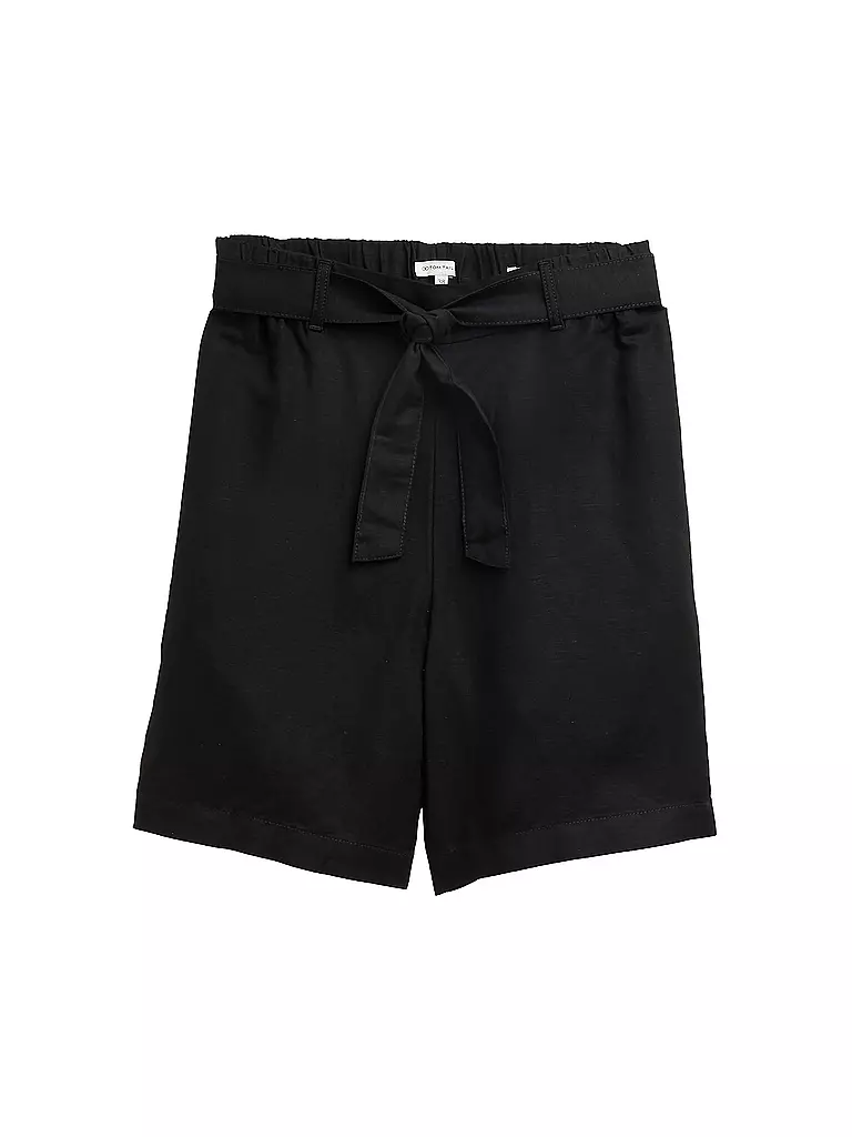 TOM TAILOR | Shorts | schwarz