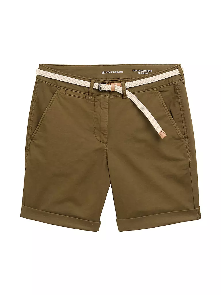 TOM TAILOR | Shorts | olive