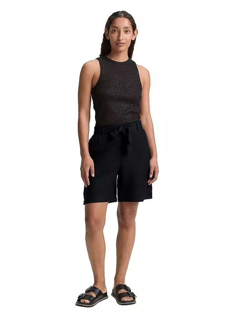 TOM TAILOR | Shorts | schwarz