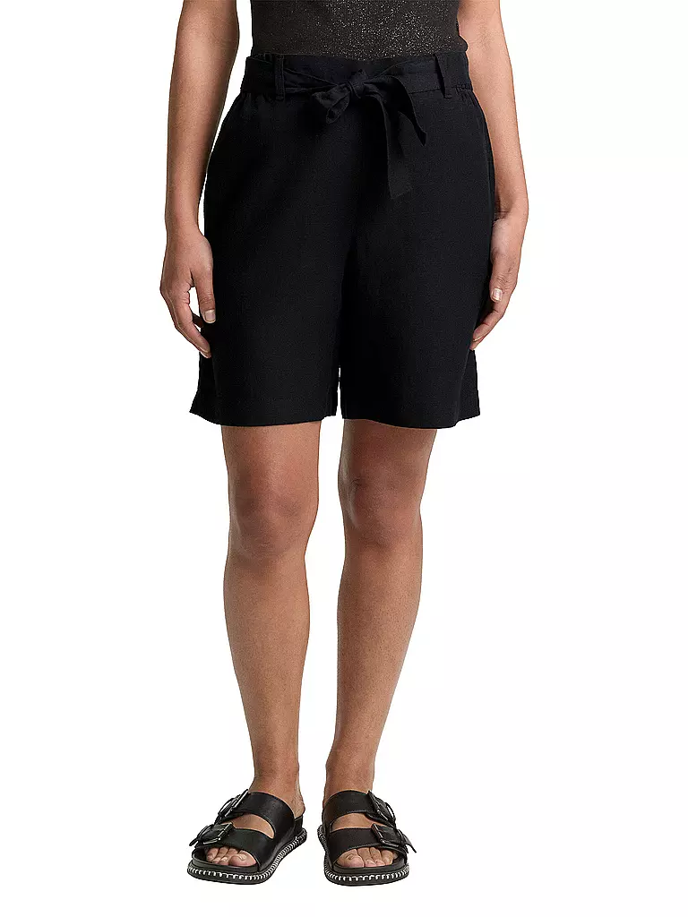 TOM TAILOR | Shorts | schwarz