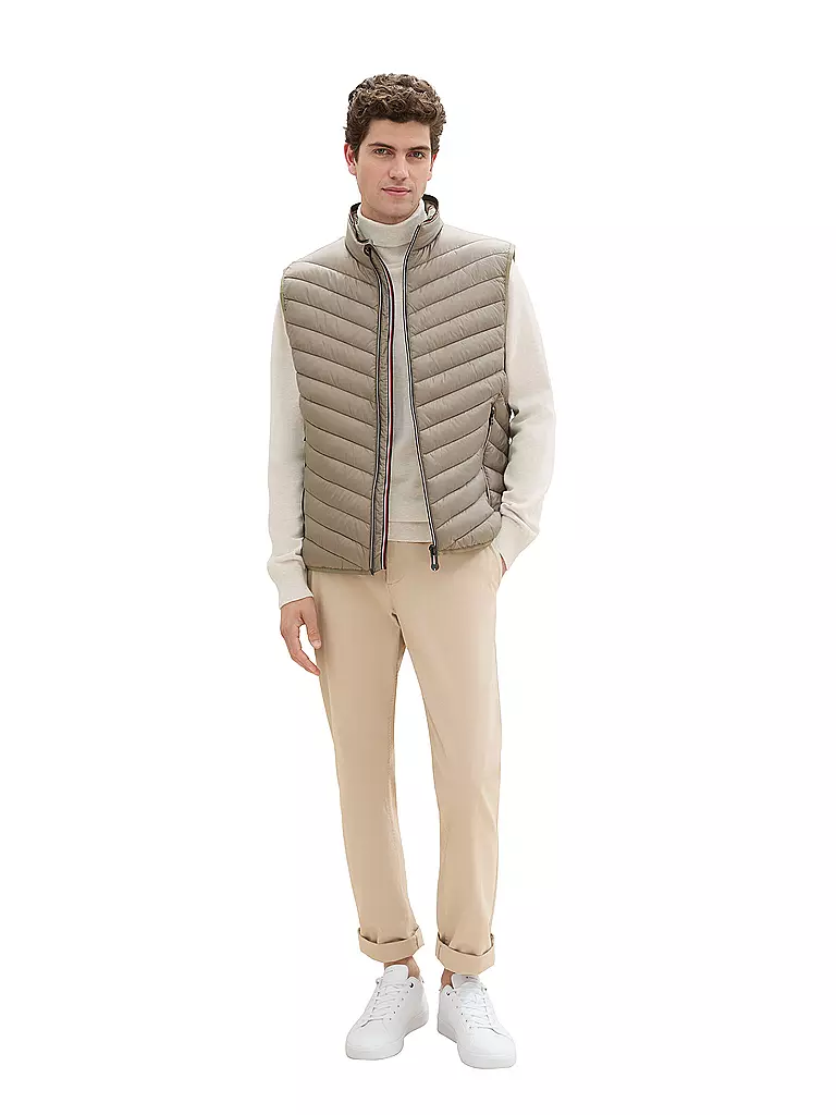 TOM TAILOR | Steppgilet | Beige
