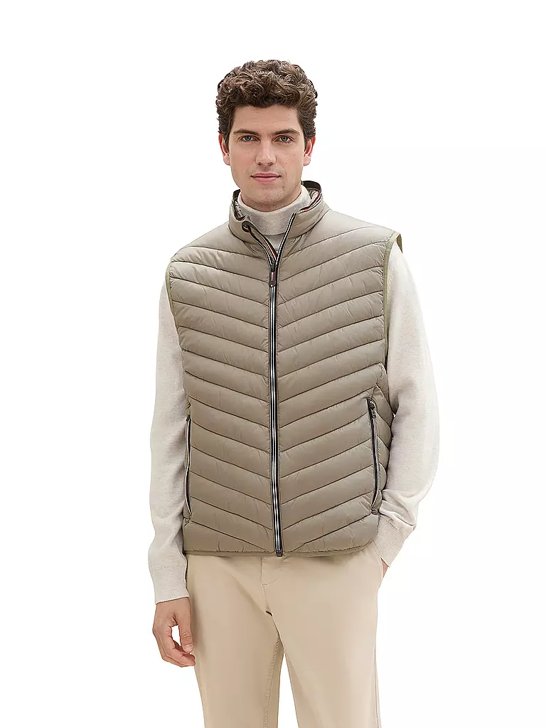 TOM TAILOR | Steppgilet | Beige