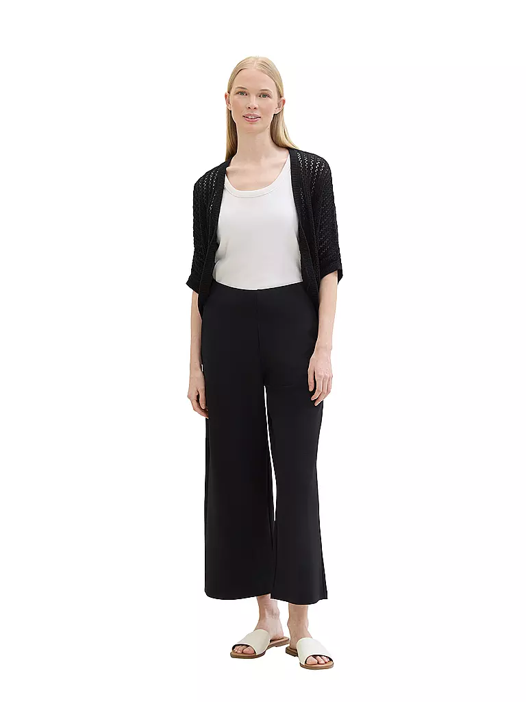 TOM TAILOR | Strickjacke  | Noir
