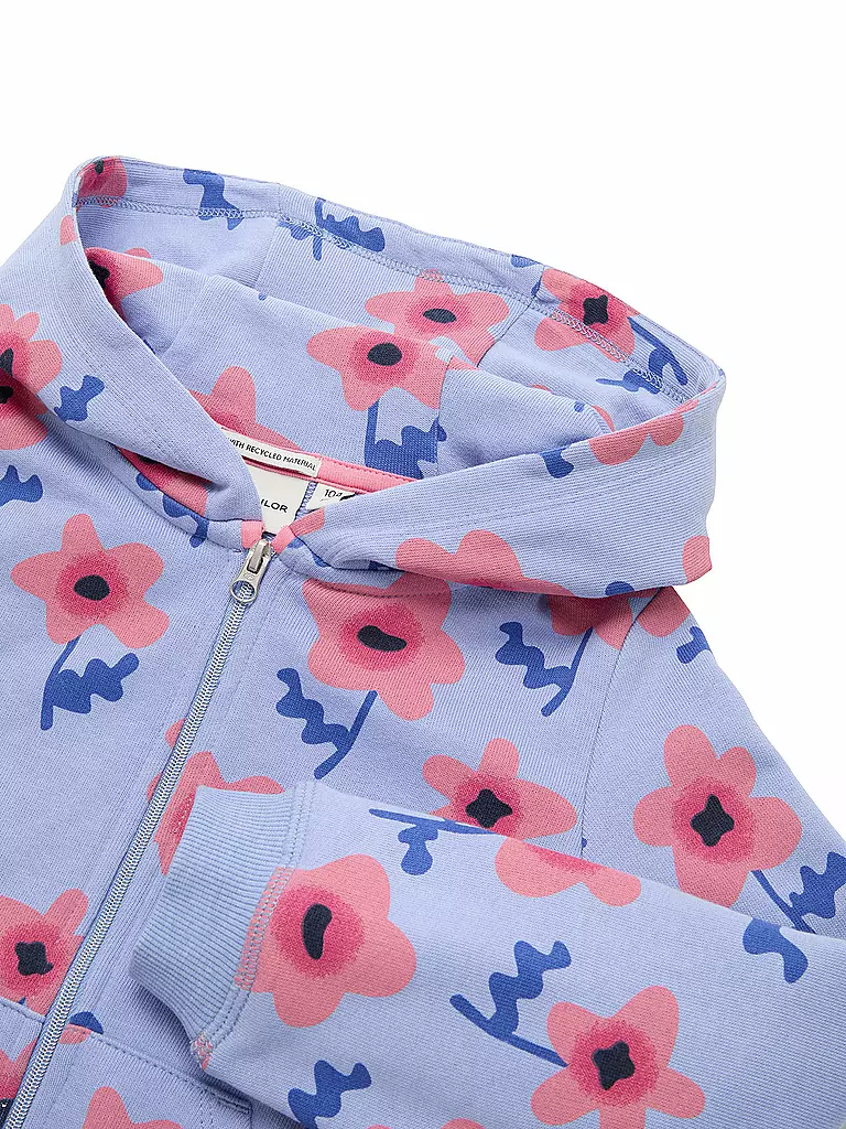TOM TAILOR | Sweat zippé fille | Bleu clair