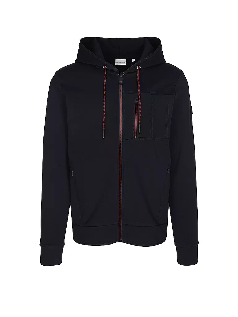 TOM TAILOR | Sweat-shirt à capuche | dunkelblau