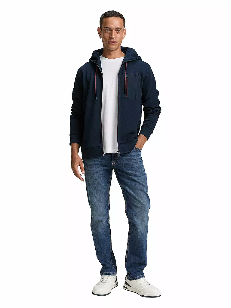 TOM TAILOR | Sweat-shirt à capuche | dunkelblau