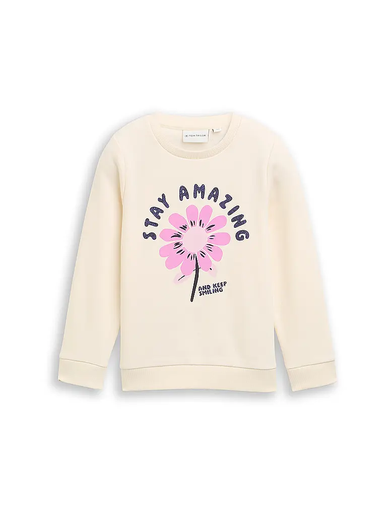 TOM TAILOR | Sweat-shirt fille | weiss