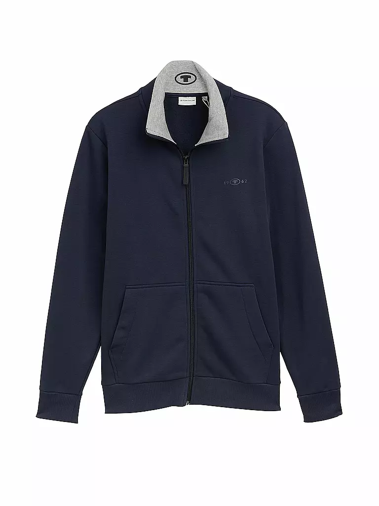 TOM TAILOR | Sweat-shirt zippé | blau