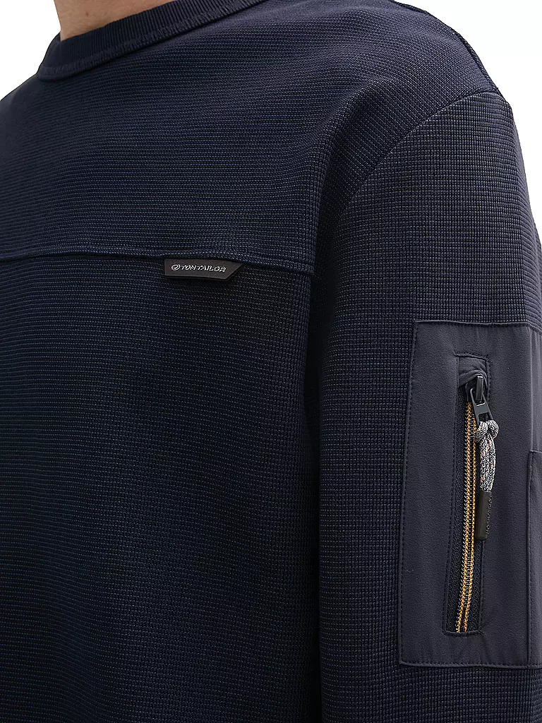TOM TAILOR | Sweater | Bleu foncé