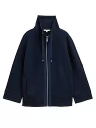 TOM TAILOR | Veste de survêtement | Bleu foncé