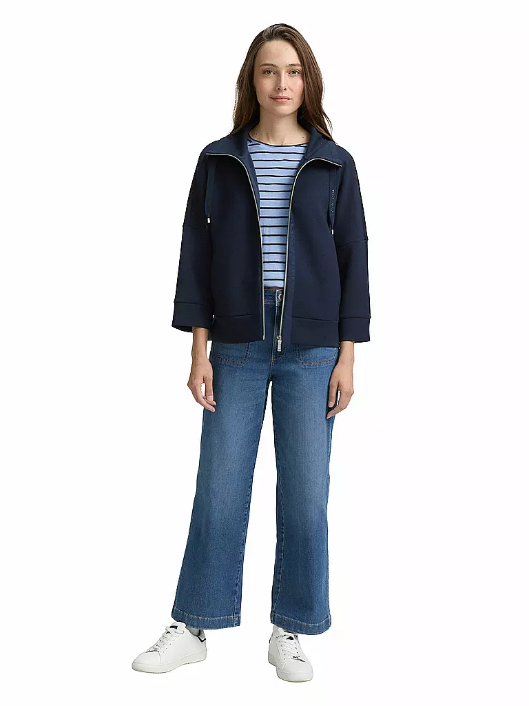 TOM TAILOR | Sweatjacke | Bleu foncé
