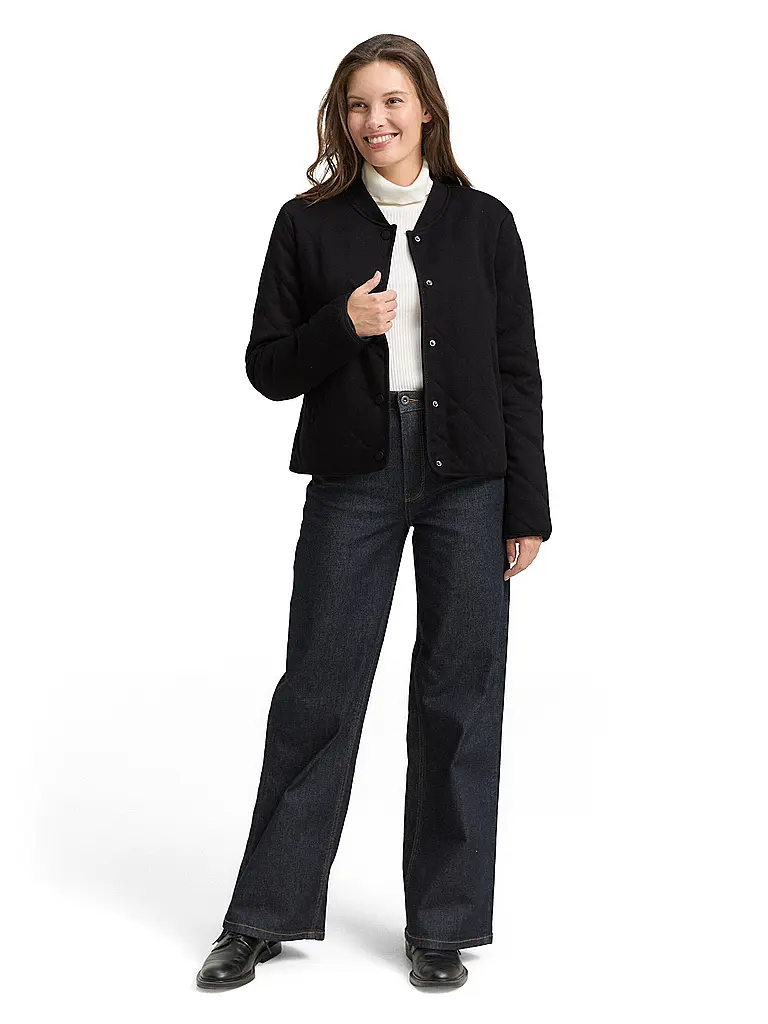 TOM TAILOR | Sweatjacke | Noir