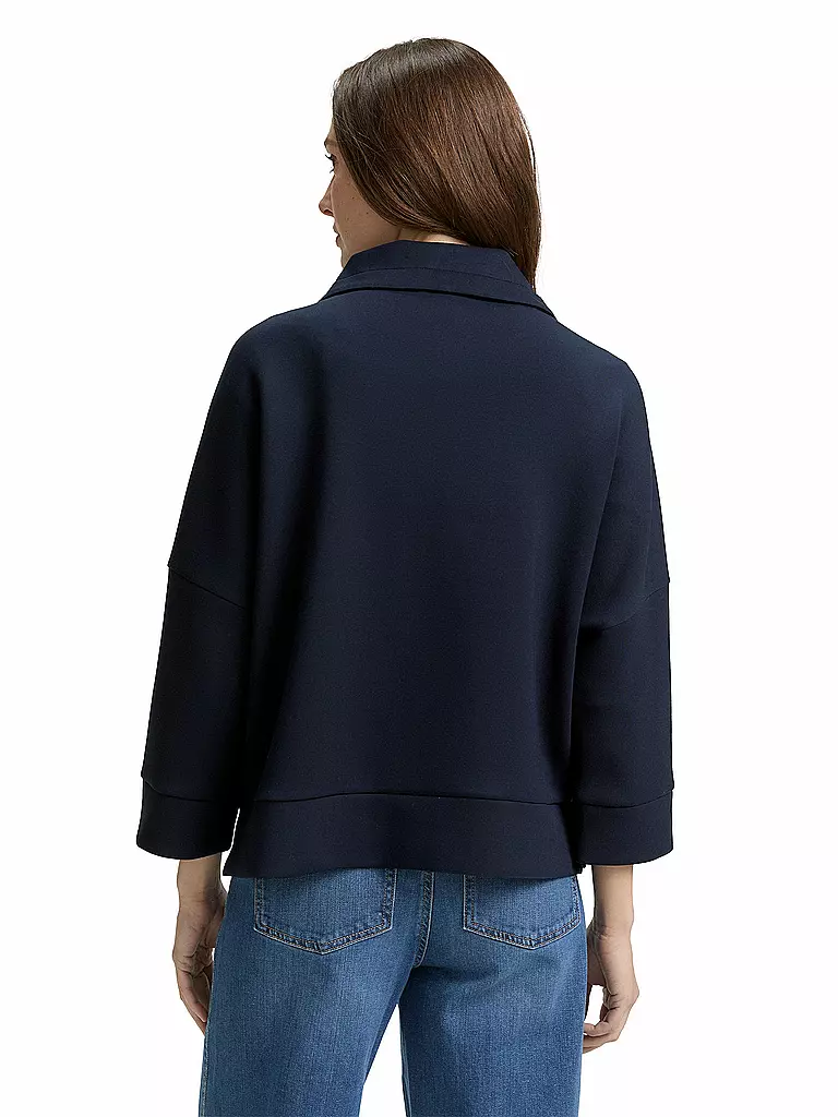 TOM TAILOR | Sweatjacke | Bleu foncé
