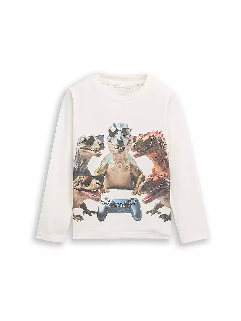 TOM TAILOR | T-shirt à manches longues garçon | weiss