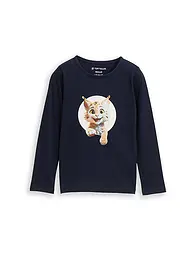 TOM TAILOR | T-shirt à manches longues pour fille | Bleu foncé