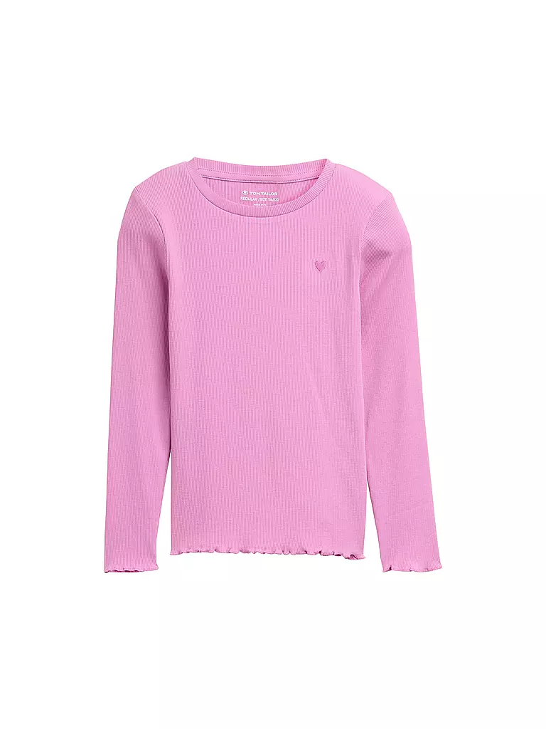 TOM TAILOR | T-shirt à manches longues pour fille | Rose vif