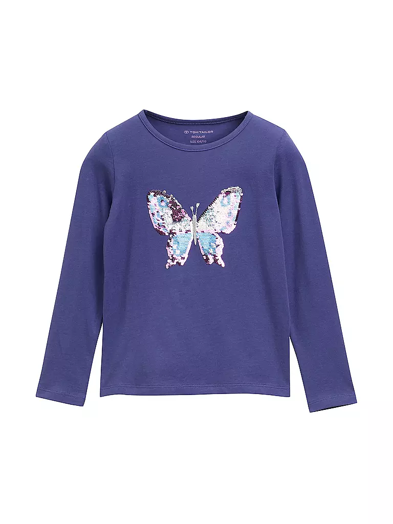 TOM TAILOR | T-shirt à manches longues pour fille | dunkelblau