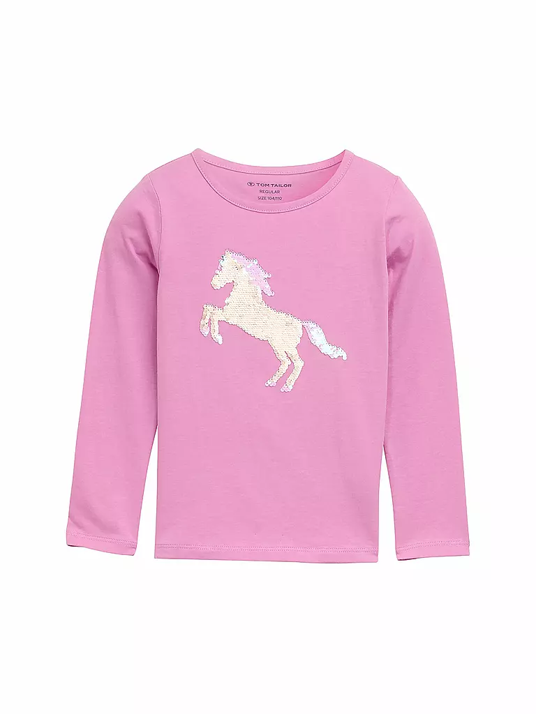 TOM TAILOR | T-shirt à manches longues pour fille | pink