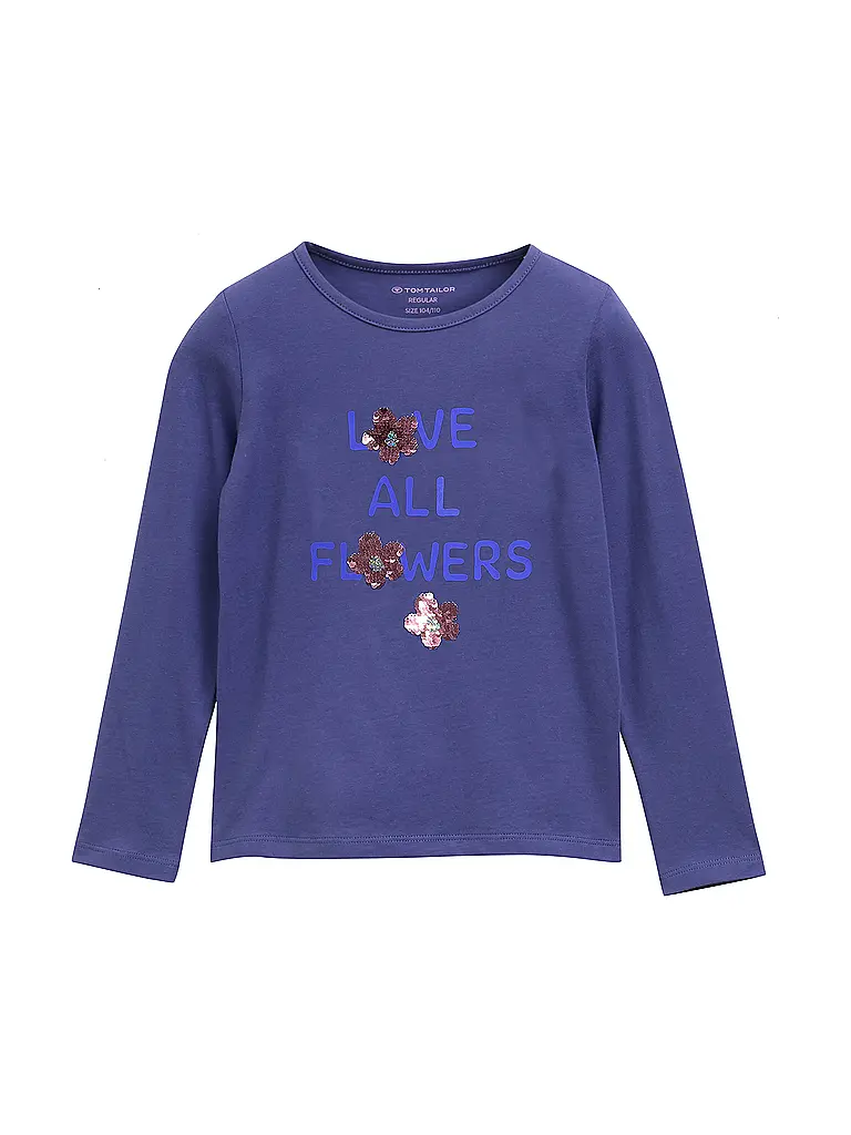 TOM TAILOR | T-shirt à manches longues pour fille | Bleu foncé